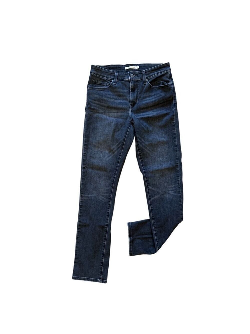 LEVIS Classic Mid Rise Skinny Jeans Black Size 8 29 Inseam